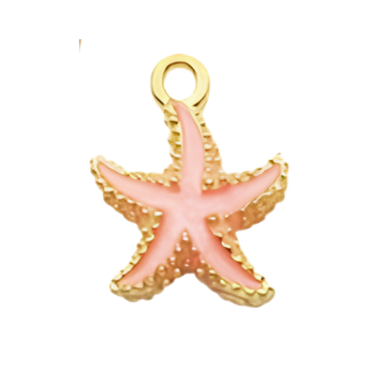 Pink Starfish Charm