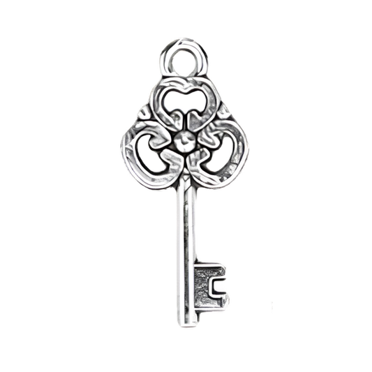 Filigree Key Charm