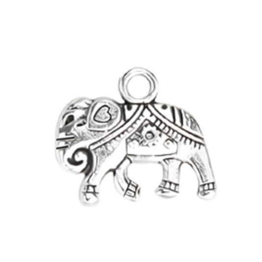 Ornate Elephant Charm