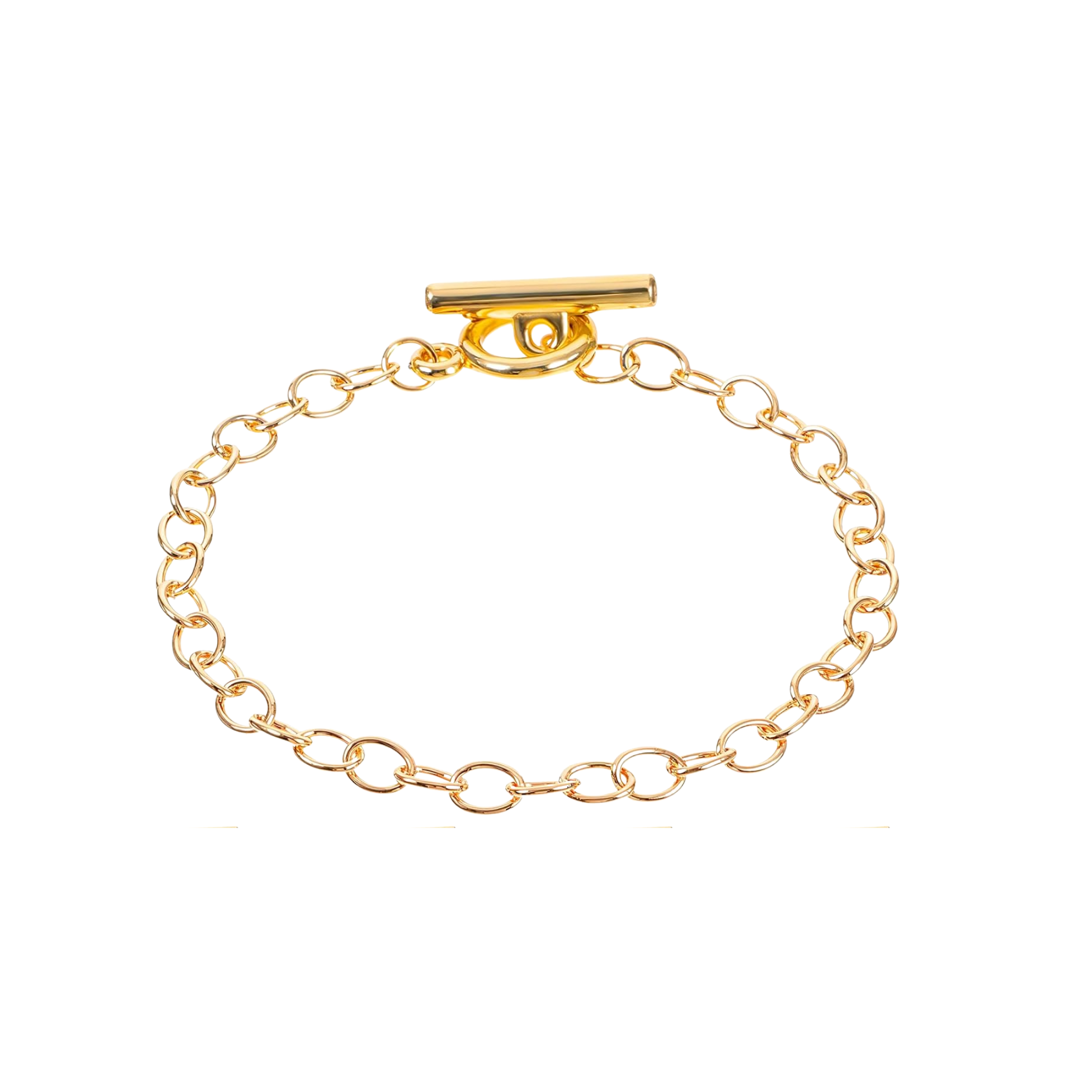 Gold Link Chain Bracelet